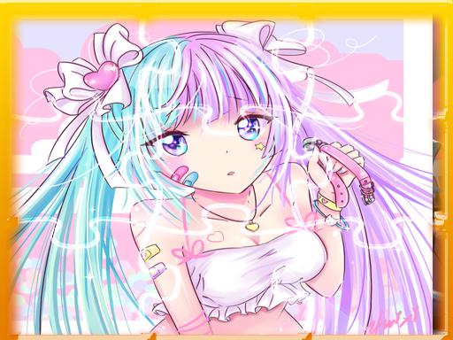Anime Girl Match3 Puzzle Online Online