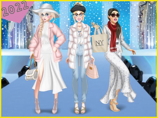Winter White Outfits: Dress Up Game Online Online